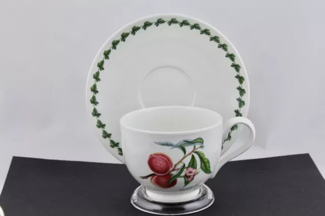 Portmeirion Pomona Traditional Footed Cup & Saucer Set - New