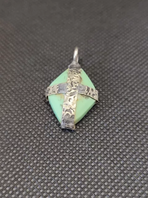 Exquisite Collectible: Very Rare Ancient Islamic Ottoman Style Bronzed Amulet