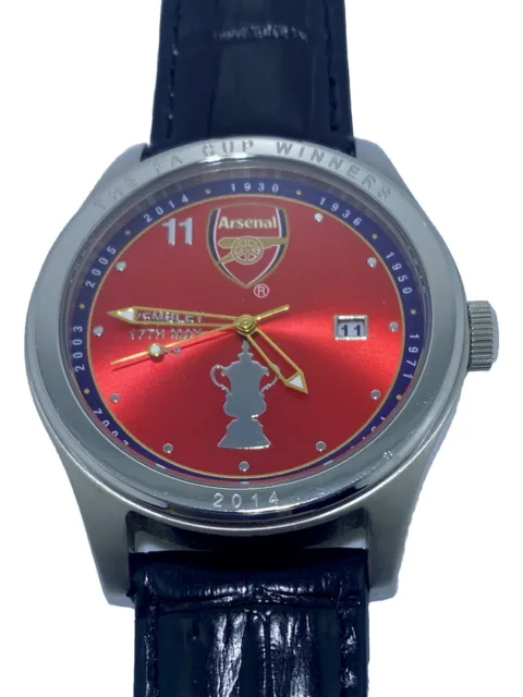 Arsenal Watch FA Cup Winners 2014 All winning dates on Dial Limited Edition
