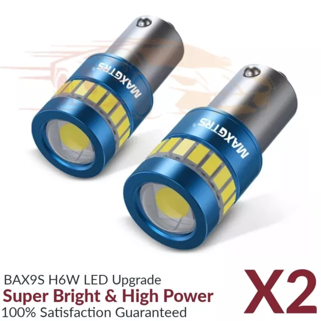 Für BMW F30 F20 H6W BAX9s 433 434 Canbus LED Seitenleuchte Birne fehlerfrei weiß