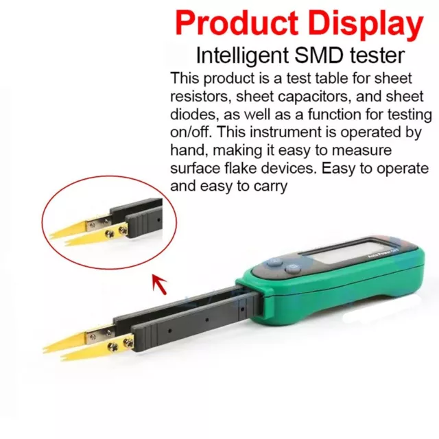 SMD -Tester SMD -Tester Original -Plug -In Niedrige Batterieanzeige Neu