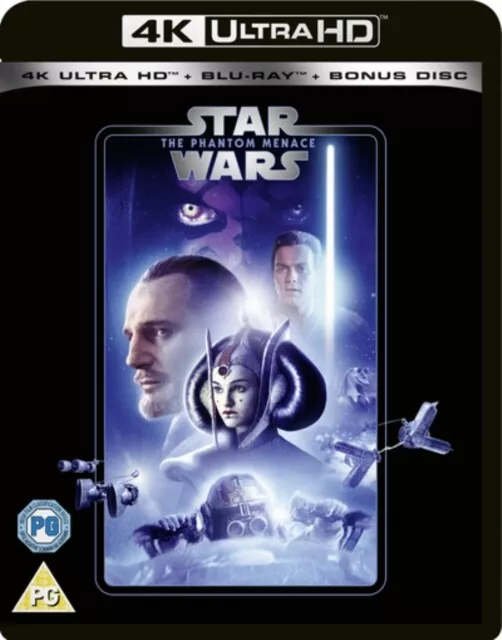 Star Wars - The Phantom Menace 4K Ultra HD + Blu-Ray NEW