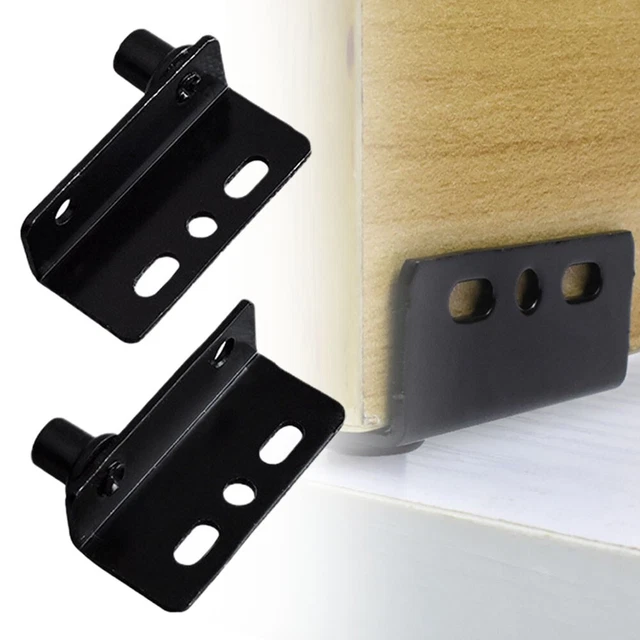 NEW 2 X Pivot Hinges Black Heavy Duty Concealed Shaft Door Hinges With Bushing