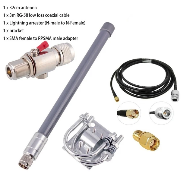 Antenna LoRa/LPWAN 930 MHz antenna minatori fibra di vetro interni ed esterni