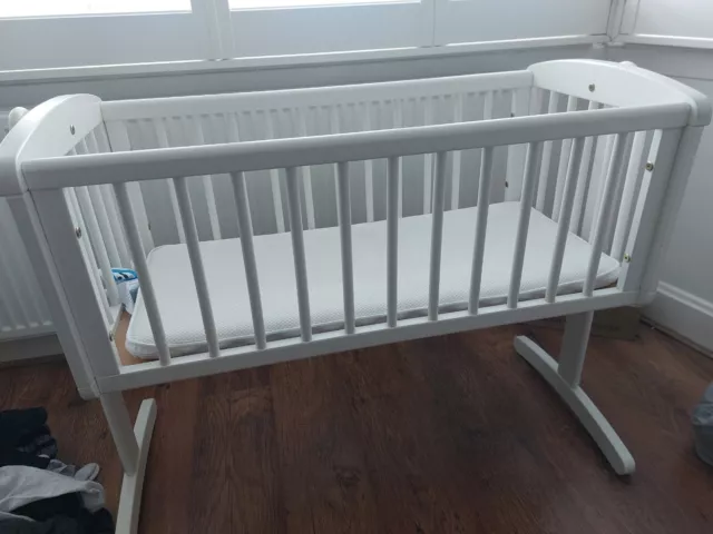 Wooden Baby Swinging Crib- Mothercare