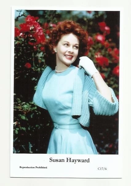 (Bx14) Susan Hayward Swiftsure Photo Postcard (C17/6) Filmstar Pin Up Glamor