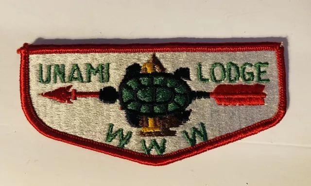 Unami OA Lodge 1 red S? Flap Boy Scout Patch