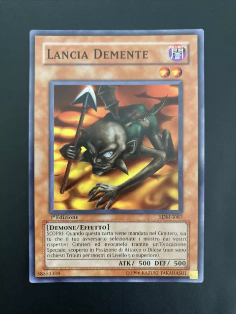 Yu-Gi-Oh! Comune Sovrano Della Magia 1ª Ed ITA NM Sdm-i087 Lancia Demente