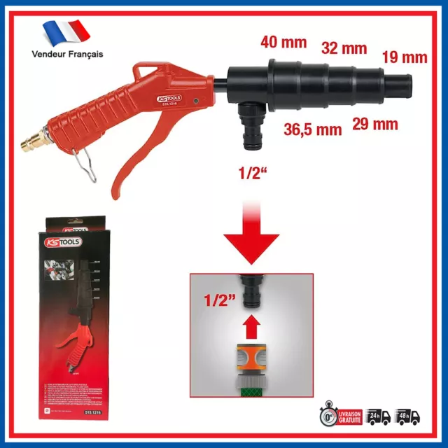 Pistolet de rinçage du système de refroidissement KS Tools - 515.1216