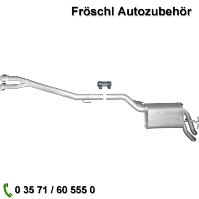 Endschalldämpfer Auspuff hinten für Mercedes E270 W210 2.7 k*