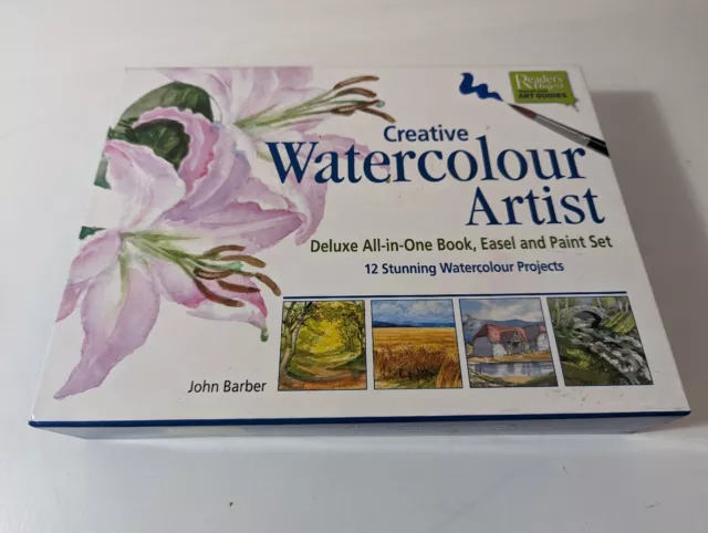 CREATIVE WATERCOLOR ARTIST READER'S DIGEST ALL IN ONE BOOK, EASEL