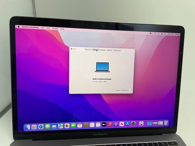 MacBook Pro 13-inch 2017 - Intel Core i5 2.3Ghz - 256GB SSD - 16GB Ram 3