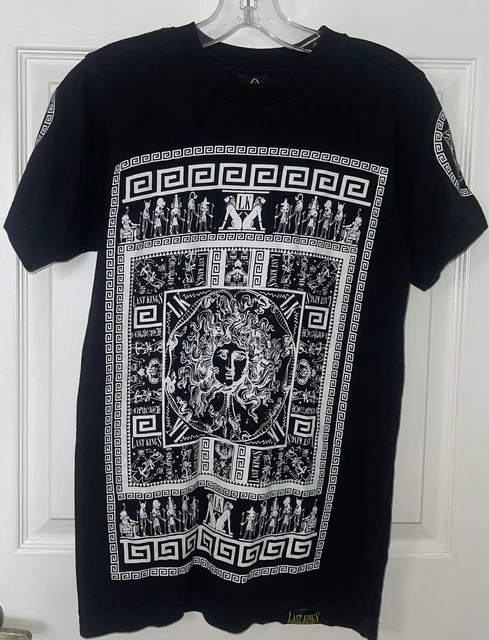 Last Kings LK Vintage Egyptian Hieroglyphics All Over Print T-Shirt Size Small