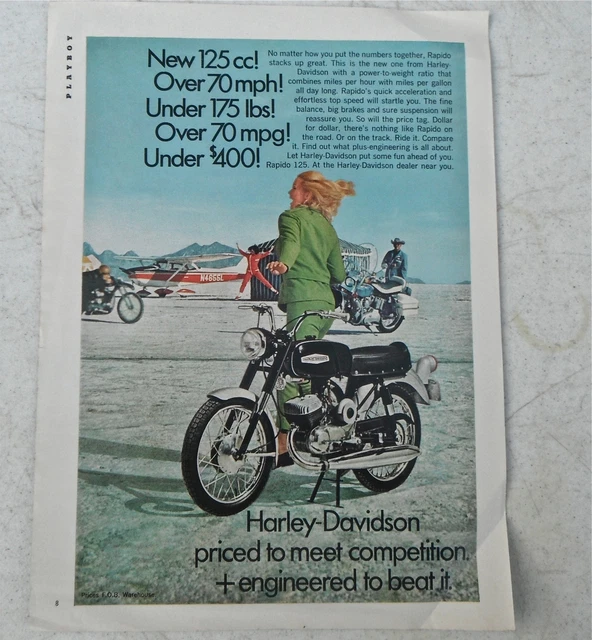 125cc harley davidson motorcycle