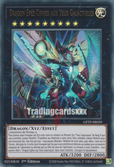 Yu-Gi-Oh! Dragon Épée Cipher aux Yeux Galactiques : UR GFTP-FR059