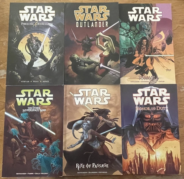 Star Wars (1998) Dark Horse 6 TPB Lot ~ Prelude to Rebellion, Outlander