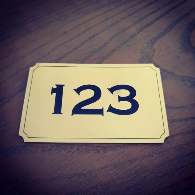 Custon Sign Office Room Number Door Street Number House Hotel Adhesive backing