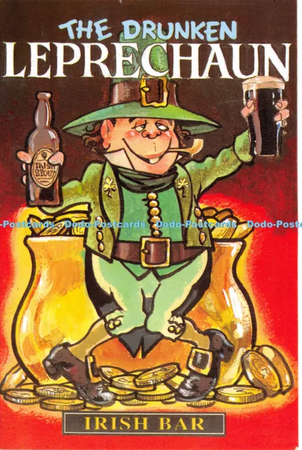 D020001 The Drunken Leprechaun. Irish Bar. Inn Signs. Northumberland Fine Art Pr