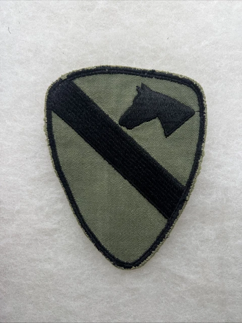 VIETNAM WAR US Army 1st Cavalry Division Patch Twill Sunbdued (Z967 £44 ...