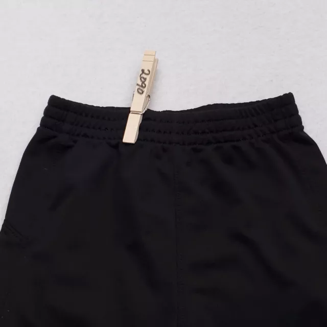 Adidas Pull On Athletic Running Shorts Toddler Boys Size 2T Black White