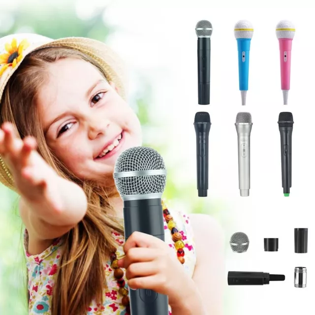 Karaoke Microphone Prop Practice Microphone Fake Microphone Party Mics Toy