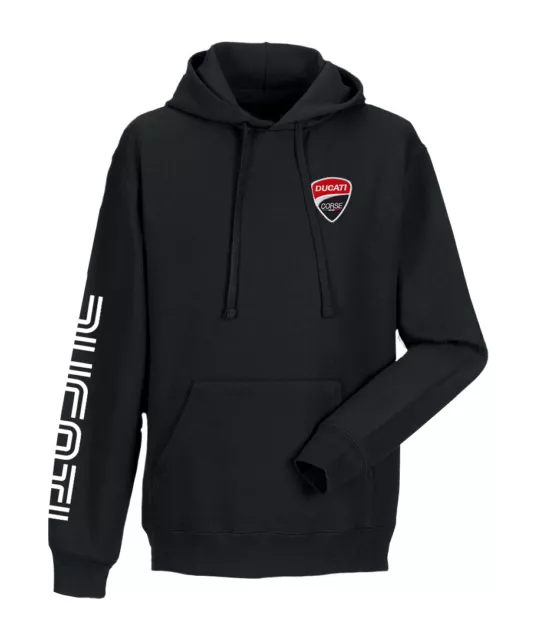 Felpa cappuccio DUCATI CORSE CON PATCH TOPPA