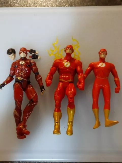 DC Comics Multiverse Flash Action Figure - lot of 3