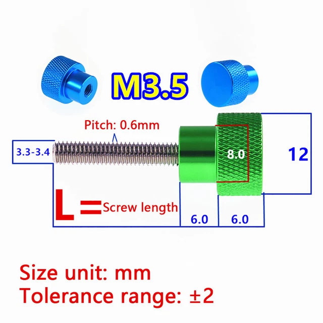 4 Dadi Zigrinati M6 In Acciaio Inox - Testa Alta, Per Serraggio A Mano, Filettatura Metrica - Foto 8