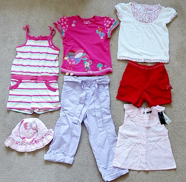 Girls Summer Clothing Bundle (X7) Items Age 3-4