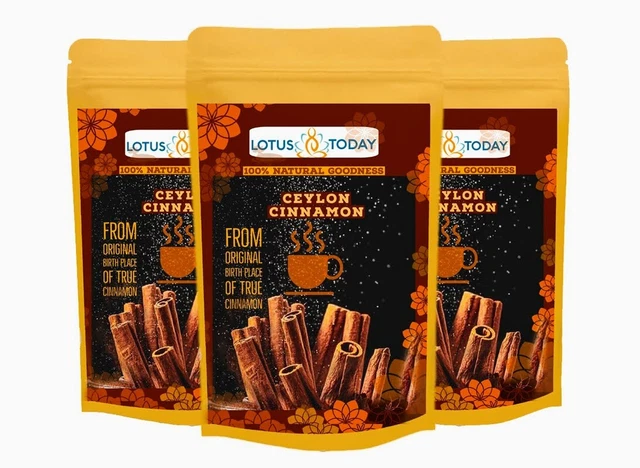 Cannella chai 100 bustine di tè in cannella originale di Ceylon delizioso tè disintossicante