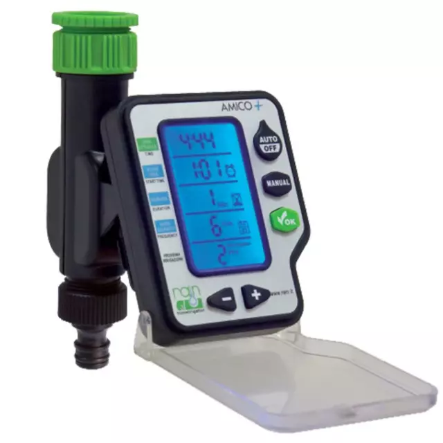 Programmatore Centralina a batteria Rain Amico+ 1 Uscita Via per irrigazione