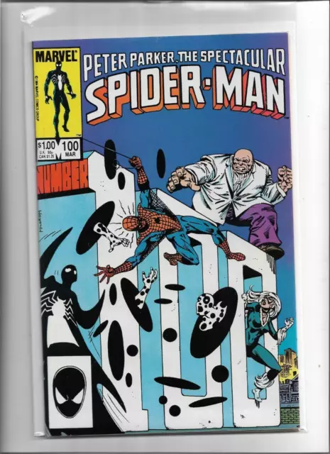 Peter Parker, The Spectacular Spider-Man #100 1985 Very Fine-Near Mint 9.0 3777