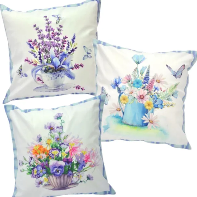 Kissenhülle Kissenbezug 40x40 Dekokissen Deko Kissen Bezug Sofa Frühling Sommer