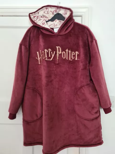 HARRY POTTER SNUDDIE Hooded Oversized Fleece Blanket Hoodie Oodie ...