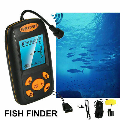2.3'' Quality Portable Fish Finder Echo Sonar Alarm Sensor Transducer Fishfinder