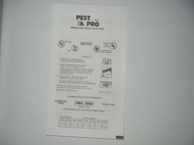 Pest Pro Mouse Glue Boards (12) Mice, Insects