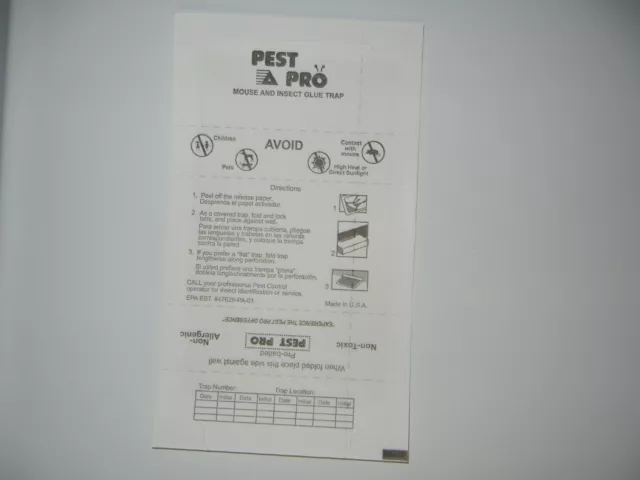 Pest Pro Mouse Glue Boards (12) Mice, Insects