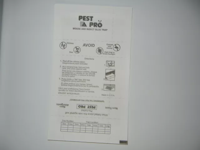 PestPro Mouse Glue Boards (75) Mice, Insects