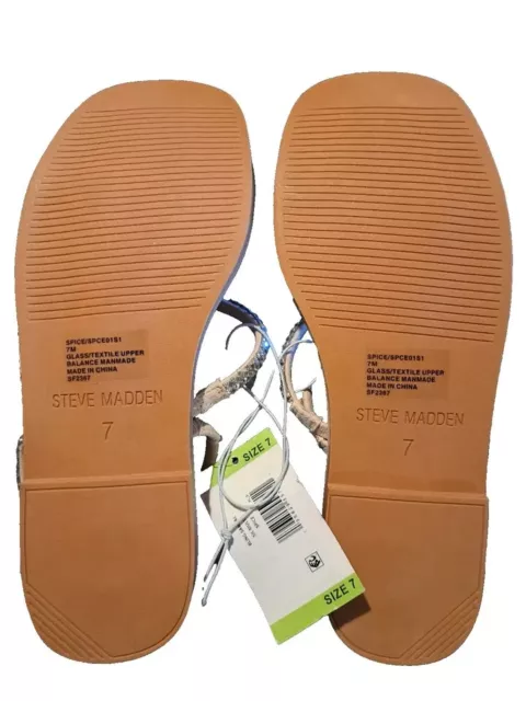 NEW Steve Madden Ladies Bling Sandal SPICE Size 8 2