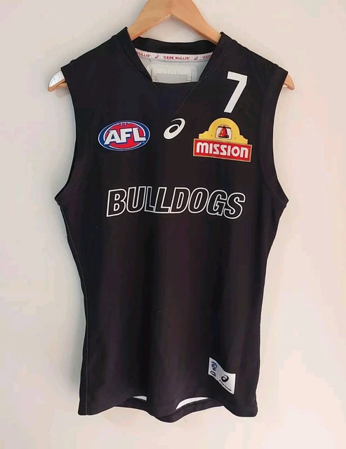 Maillot Western Bulldogs AFL Porté En Match Par Alex Keath - Occasion, Rugby