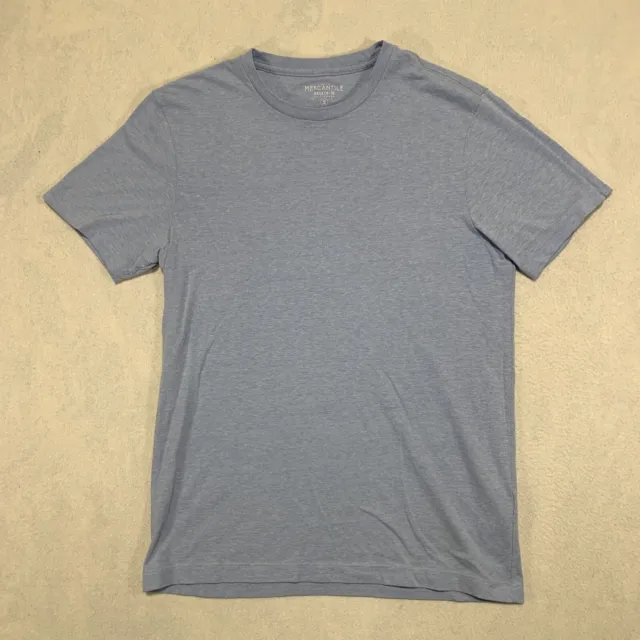 J. Crew Mercantile T Shirt Mens Small Blue Broken In Slim Tee Short Sleeve