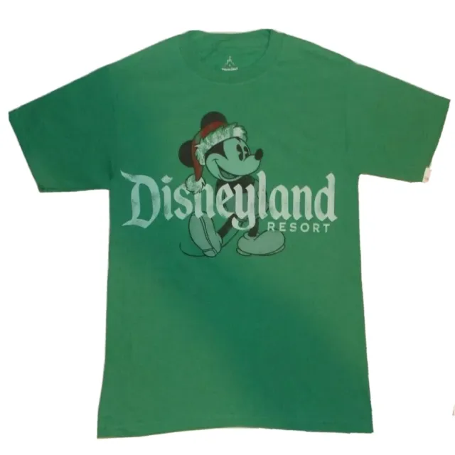 Disney Parks Disneyland Resort Santa Mickey Mouse Christmas T-Shirt Adult Small