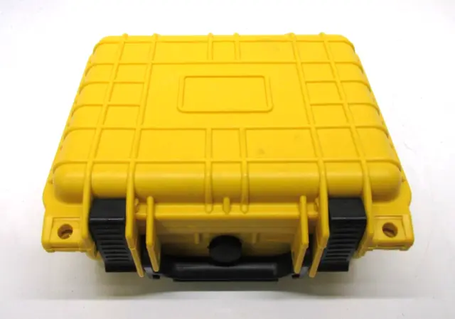 Yellow Hard Protective Case Only, Inside Dimensions 7 1/2" x 9 1/2" x 3 1/2" BR.