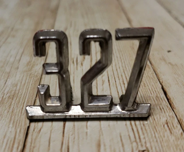 65 66 67 Camaro Chevelle Impala Nova 327  Fender Emblem  1965 1966 1967