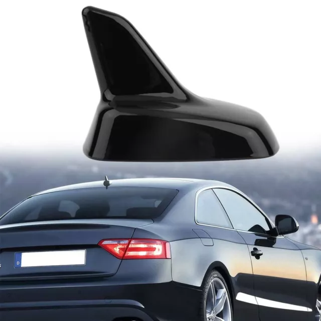 Universal Black Car Roof Radio AM/FM Signal Shark Fin Style Aerial Antenna Decor