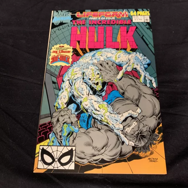 Marvel The Incredible Hulk Lifeform 3 of 4 Issue #16 1990 Annual Comic Book