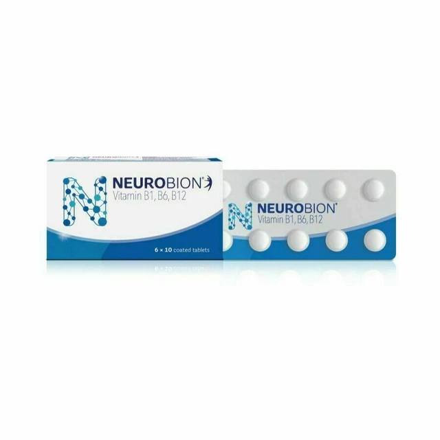 NEUROBION VITAMIN B Complex 60's Nerve Relief Numbness Tingling FREE