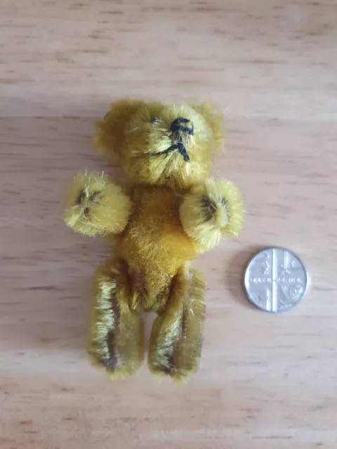 RARE Genuine Schuco miniature golden bear 2.5 inches vvgc antique collectable