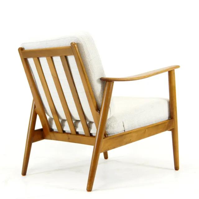 Retro Vintage Danish Easy Chair Lounge Armchair Mid Century 50s 60s Teak Boucle