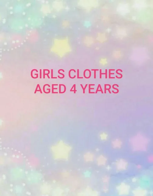 Abiti per ragazze età 4 anni fai il tuo pacchetto top abiti maglioni leggings ecc.